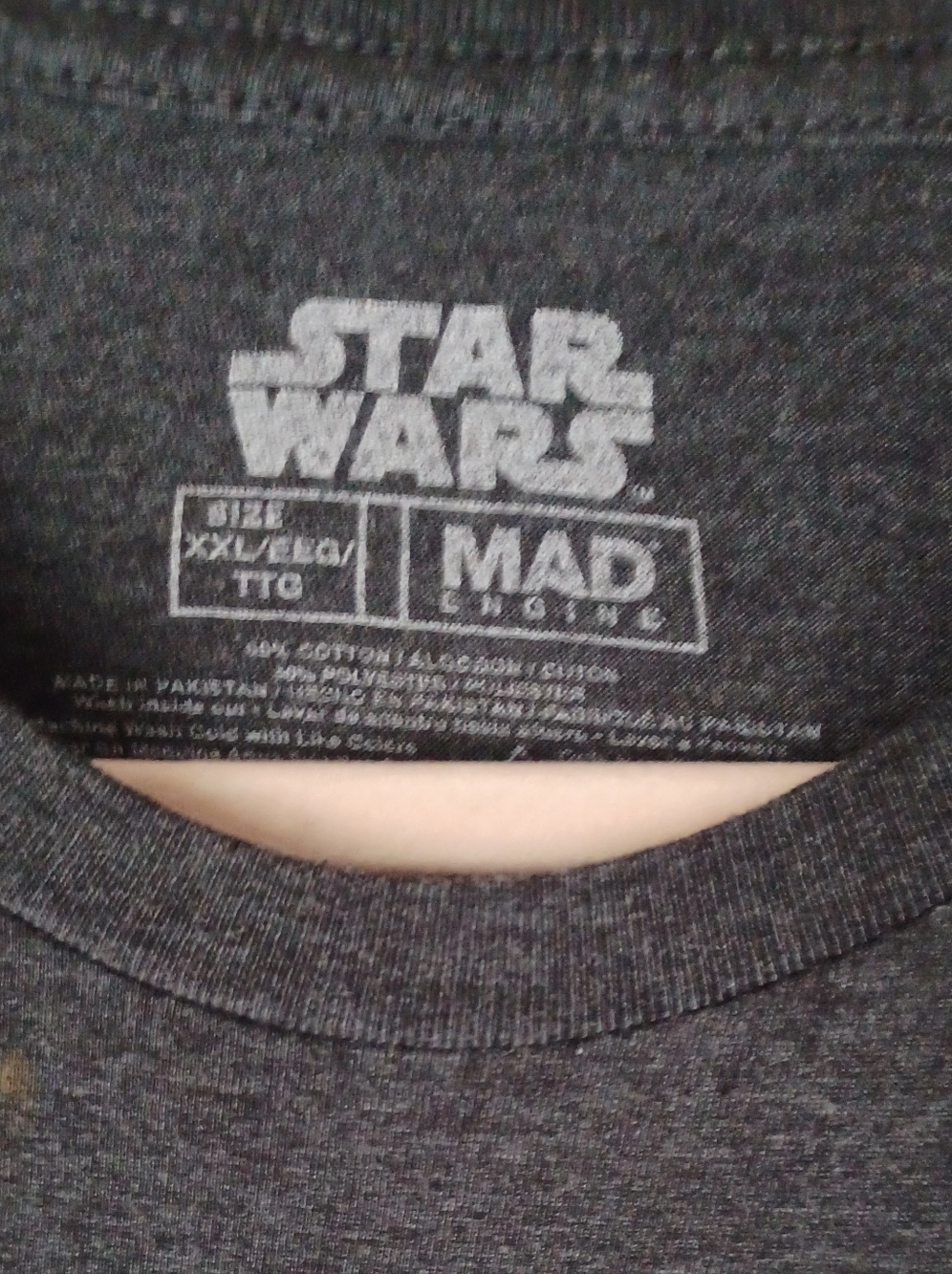 Upcycled Star Wars Dark Gray Stormtrooper Abbey Road Tee - Picture 5 of 7